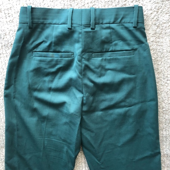 & Other Stories green wool blend pants - Picture 3 of 4